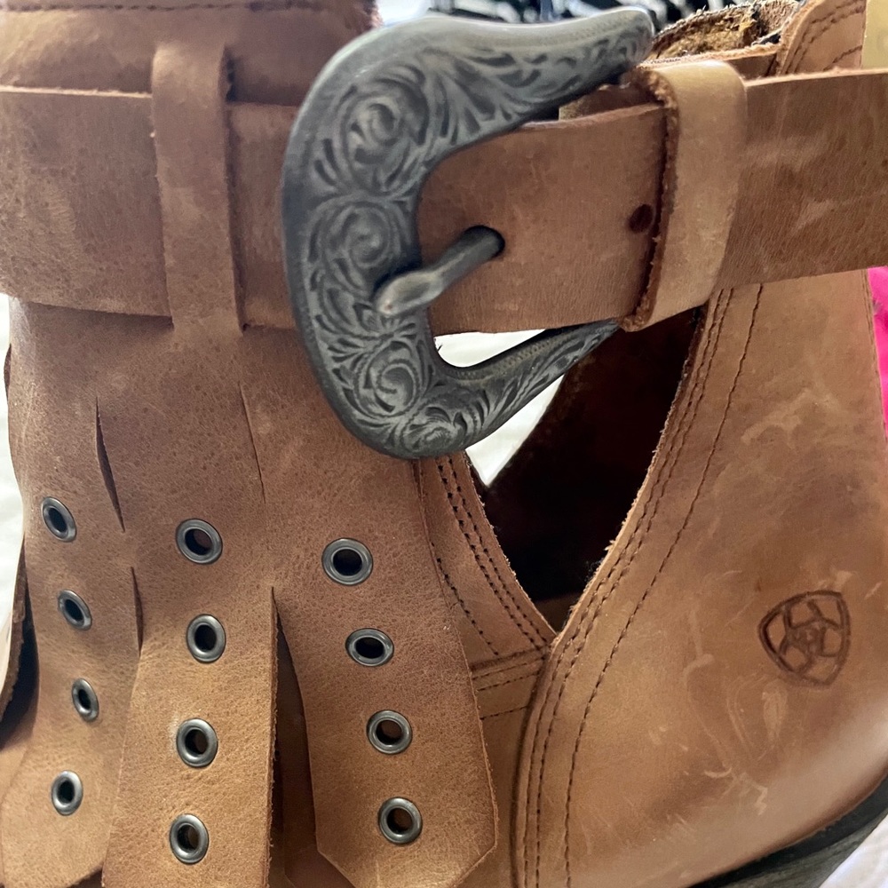 Ariat Brown Ankle Boots - Picture 3 of 7